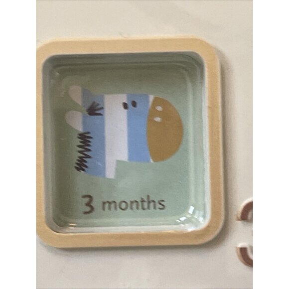 Cudlie! Childs First Year Photo Frame Boy Noahs Ark 13 Photo Insert Windows - Picture 6 of 13